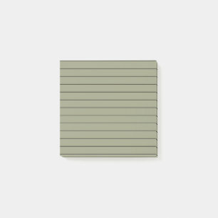 Sage Green Stylish Stationery Post-it Klebezettel
