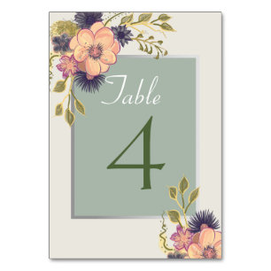 Sage Green Tischnummer