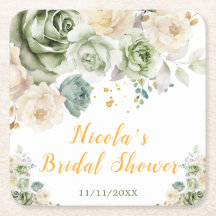 Sage Green und Creme Floral Brautparty
