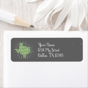 Sage Green und Gray Zuhause Sweet Zuhause - Texas