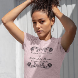 Sage Green Viktorianisch Wedding Bridesmaiers' T-Shirt