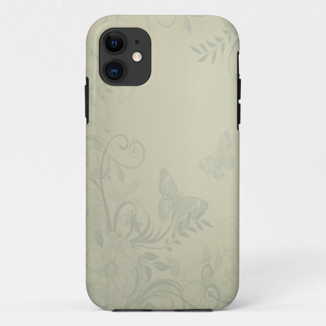 Sage Green Vintag Case-Mate iPhone Hülle (Rückseite)
