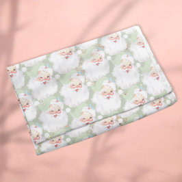 Sage Green Vintag Santa Claus weinend Weihnachten Fleecedecke