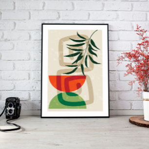 Sage Green Wall Art, Boho Landschaft Kunst Leinwanddruck