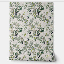 Sage Green Watercolor French Country Olive
