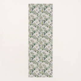 Sage Green Watercolor French Country Olive Yogamatte