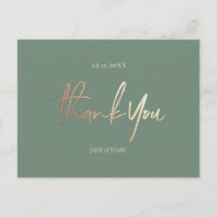 Sage Green Wedding Dankeschön Karten Elegantes Skr