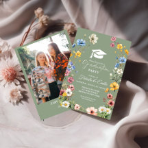 Sage Green Wildblume Garden Twin Abschluss