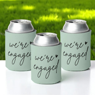 Sage Green Wir sind Verlobte Unterstützer von Enga Dosenkühler