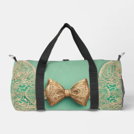 Sage Greenery Bow Krawatte Kunst Duffle Bag