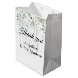 Sage Greenery Bridal Shower Mittlere Geschenktüte