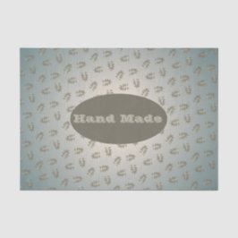 Sage Greenery Leaf Hand Made oder Vielen Dank Seidenpapier