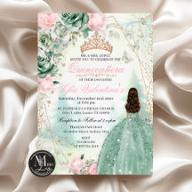 Sage Grün Blush Pink Verzauberter Wald 15 Jahre