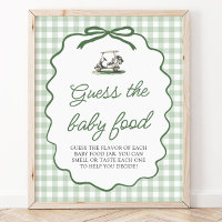 Sage Grün Gingham Golf Errate das Babynahrung Spie