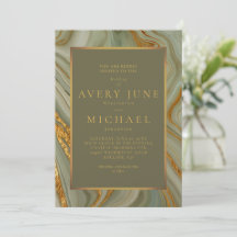 Sage-Grün Onyx-Marmor mit Gold