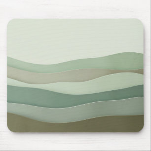 Sage-Grünes Organisches-Lagen-Mauspad Mousepad