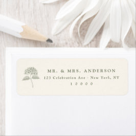 Sage Hydrangea Vintage Wedding Details