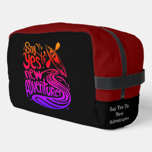 Sage ja zu neuen Abenteuern Waschbeutel