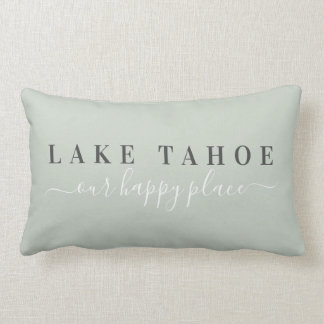 Sage Lake Tahoe Happy Place Lumbar Pillow Lendenkissen