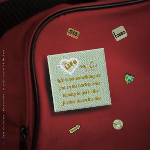 Sage Life Button von Poet Adiela Akoo