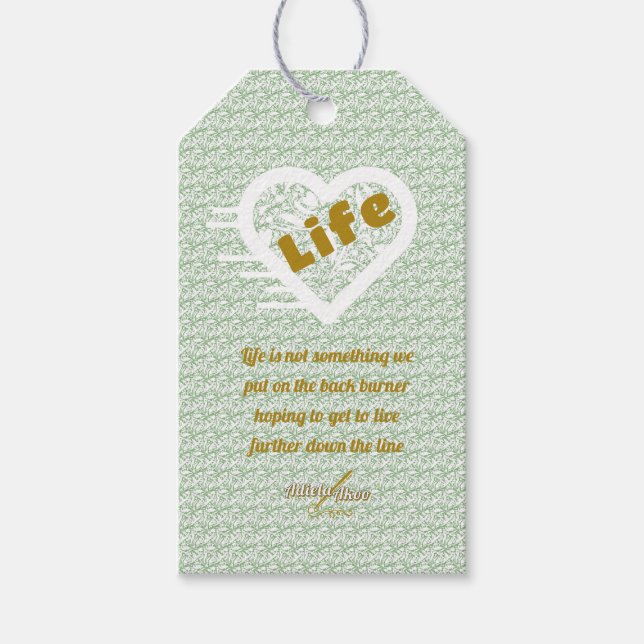 Sage Life Gift Tag von Adiela Akoo Geschenkanhänger (Vorderseite)