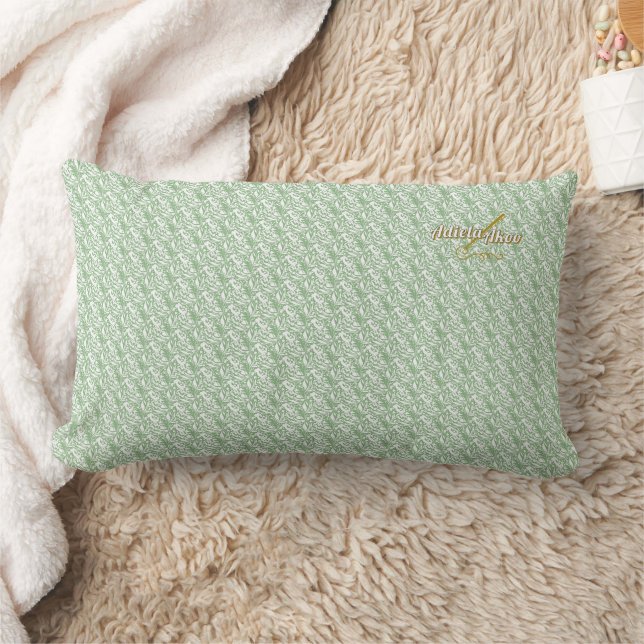 Sage Life Lumbar Pillow by Poet Adiela Akoo Lendenkissen (Decke)