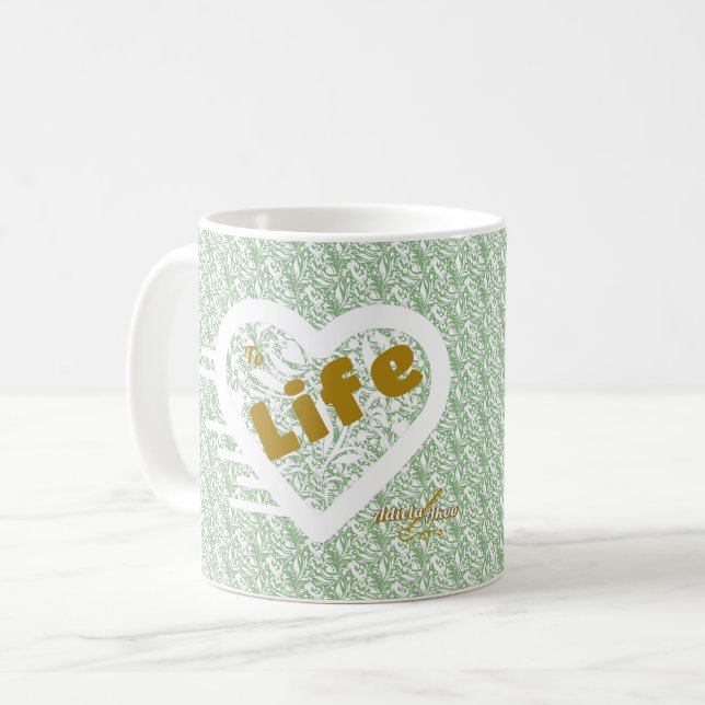 Sage Life Tasse von Poet Adiela Akoo (Vorderseite Links)