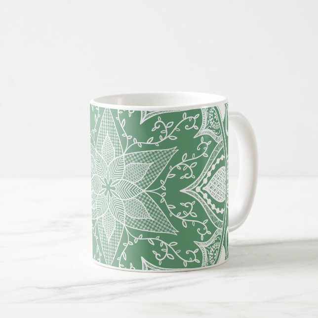 Sage Mandala Tasse (VorderseiteRechts)