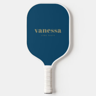 Sage Meadow Full Minimal Modern Classic Name Pickleball Schläger