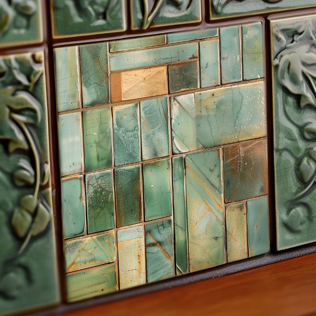 Sage Mosaik Artistry Keramik Tile Fliese (Von Creator hochgeladen)