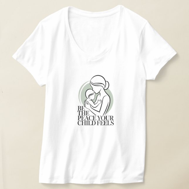 Sage Mother Baby Silhouette Mantra T-Shirt (Ablage )