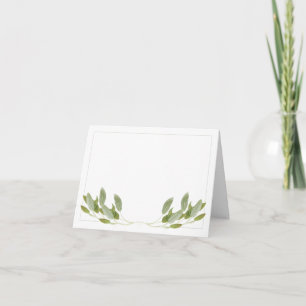 SAGE Note Card/Horizontal Karte