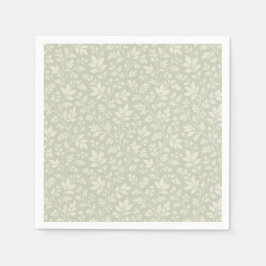 Sage Paper Napkins  Serviette