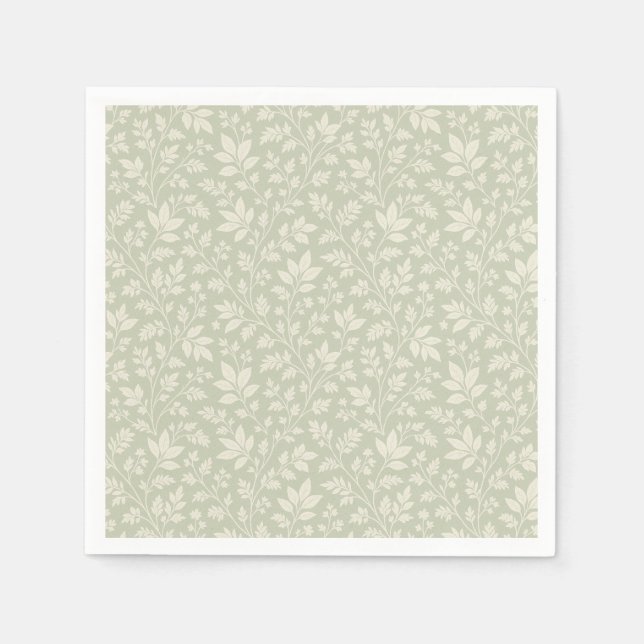 Sage Paper Napkins  Serviette (Vorderseite)