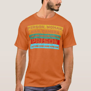 Sage Person Mann Kamera Gefängnis T-Shirt