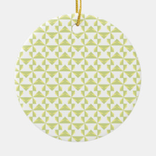 Sage Pinwheels Keramik Ornament