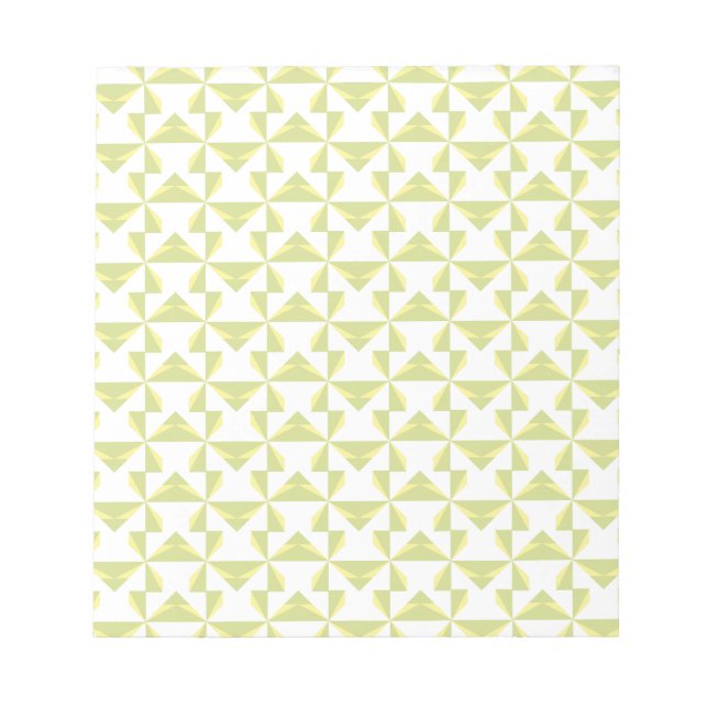 Sage Pinwheels Scrapbook Notizblock (Vorderseite)