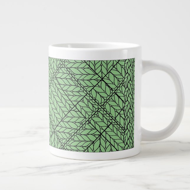 SAGE RAUTE STRICK Big White Tasse (Rechts)