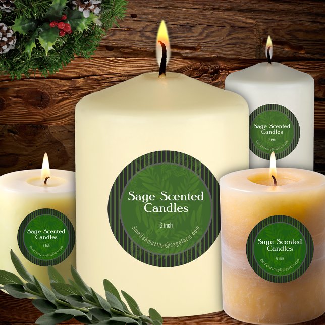 Sage Runder Aufkleber (Von Creator hochgeladen)