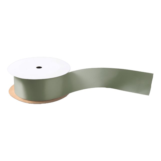 Sage Satin Ribbon Satinband (Spule)
