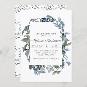 Sage Silver Green Floral Brautparty