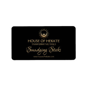Sage Smudging Stick Labels Adressaufkleber