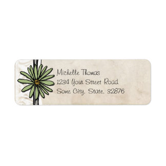 Sage Vintag Daisy Wedding Address