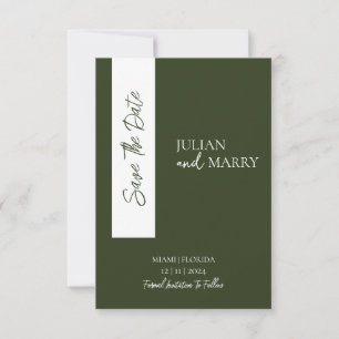 SAGE Whispers Soiree mit Foto Save The Date