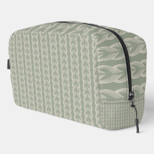 Sagegrüner Art Deco Bogen Luxus-Muster Waschbeutel