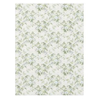 Sagegrünes englisches Chintz-Tischtuch, Cabbage Ro Tischdecke