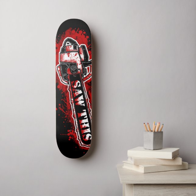 SAGEN SIE DAS SKATEBOARD (Wandkunst)