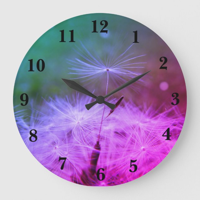Sagen Sie der Zeit mit einer Dandilion Uhr mit (Vorderseite)