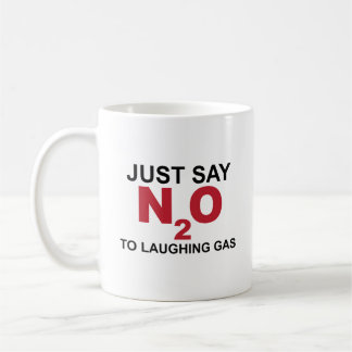 Sagen Sie einfach N2O lustige Tasse