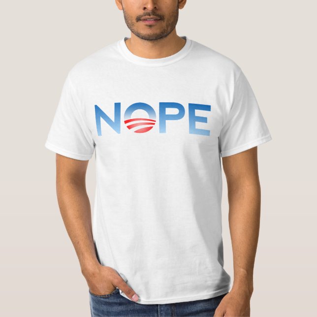 Sagen Sie einfach nope. T-Shirt (Vorderseite)